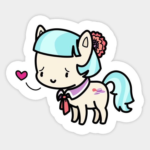 Coco Pommel chibi Sticker by Drawirm